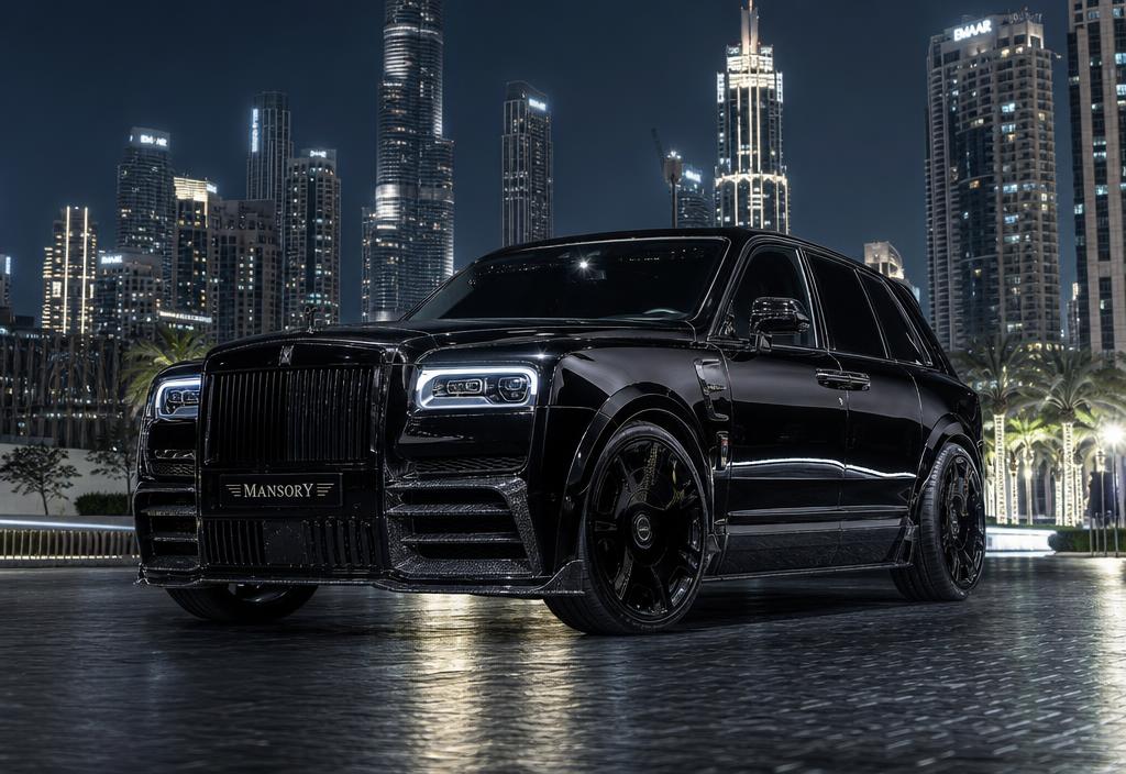 Rolls-Royce Cullinan Mansory luxury chauffeur car in Dubai