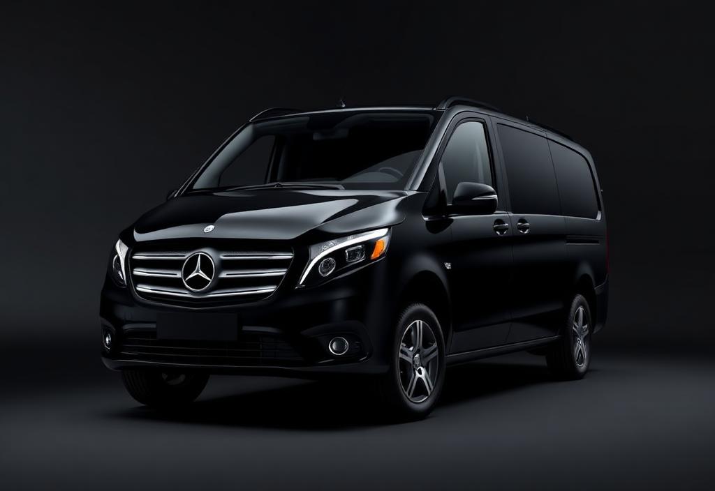 Mercedes V-Class luxury chauffeur car in Dubai